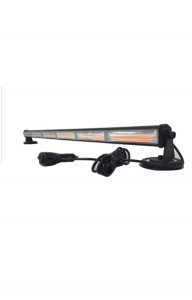 Rampa stroboscpica profesionala, cu fir , mufa bricheta si controler 12V-24V 6 module cob, L= 89 cm