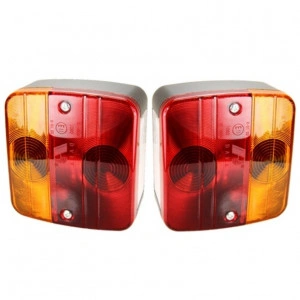 set 2 Lampi stop normale patrate