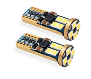 Set 2 leduri t10 w5w canbus alb 6000k PREMIUM