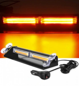 Stroboscop profesional LED pentru parbriz, 40W ,12-24, lumina portocalie