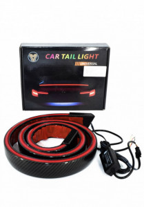 Eleron carbon porbagaj / luneta cu LED cu functii de pozitie , stop pe frana si semnalizare