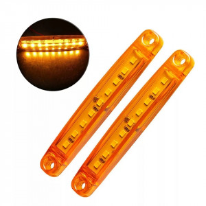 Lampa de gabarit 12v-24v, portocaliu 9 smd, 5+1 GRATIS