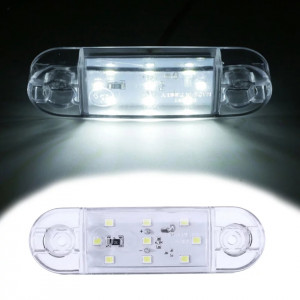 Lampa de gabarit 9 smd Alba 12v-24v, 5+1 GRATIS