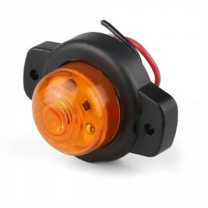 Lampa pentru gabarit cu led 12v-24v, galben ( o fata luminoasa), 5+1 GRATIS