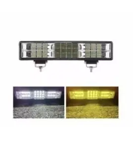 Led bar combo ,100w , 12v-24v , lumina alba si galbena + flash
