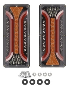 set 2 lampi led cu semnalizare dinamica 12v-24v L=46 CM