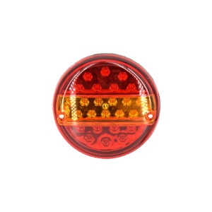 Set 2 lampi led rotunde pentru camion/remorca 12v-24v