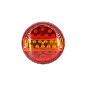 Set 2 lampi led rotunde pentru camion/remorca 12v-24v