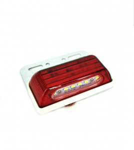 Set 2 lampi led universale pentru numar remorca 12v alb+rosu