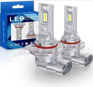 Set 2 leduri HiR2 (9012) fara ventilator 12v , alb 6000k, + LEDURI POZITIE SAU NUMAR GRATIS