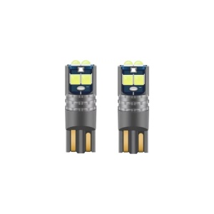 set 2 leduri t10 w5w, canbus ,alb 6000k, 12v, 6 led