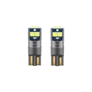 set 2 leduri t10 w5w, canbus ,alb 6000k, 12v, 6 led