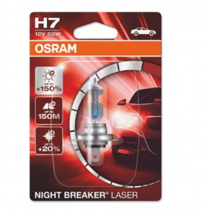 Bec 12V H7 55 W night breaker laser nextgen +150% OSRAM