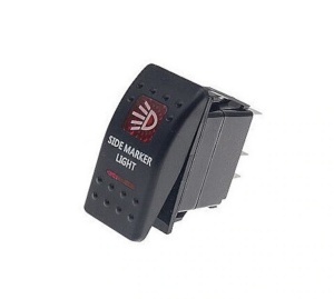 Buton on/off cu LED 12v-24