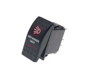 Buton on/off cu LED 12v-24