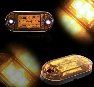 Lampa de gabarit 9v-30v lumina portocalie, 5+1 GRATIS