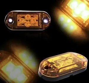 Lampa de gabarit 9v-30v lumina portocalie, 5+1 GRATIS