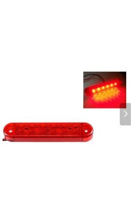 Lampa Laterala cu Led, lumina rosie, Gabarit, 12V -24V, 6 SMD, Resistenta La Apa, 5+1 GRATIS