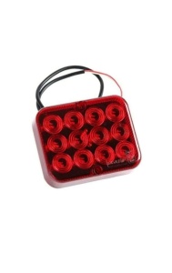 Lampa led rosie pentru ceata, 12v