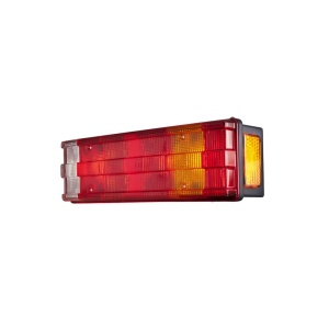lampa stop stanga cu bec, mufa laterala - geam cutat