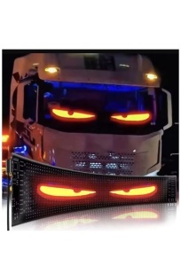 Panou flexibil DEVIL EYES programabil,display RGB ,control aplicatie CU USB, 1,5m