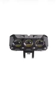 Proiector led cu 3 lupe ,12v 24v Lumina alba 6000k