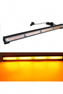 Rampa stroboscopica cu mufa bricheta, controler si buton on/off 12V-24, 4 module cob, L= 59cm