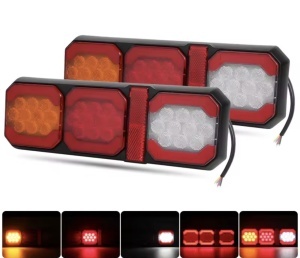 set 2 lampi led 12v-24v, cu dreptunghi reflector