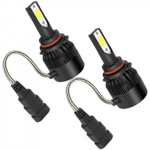 SET 2 LEDURI black edition CU VENTILATOR, 60W, 7400LM 12-24v ALB 6000K COMPATIBIL h11