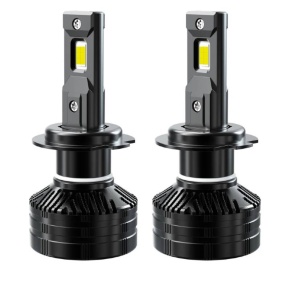 Set 2 leduri h7 lumina alb cald 4300k , 12v, 180w, 18,000lm canbus, + LEDURI POZITIE SAU NUMAR GRATIS