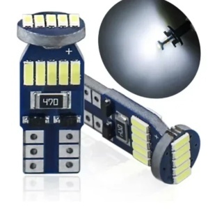 Set 2 leduri ,T10 w5w canbus -12v
