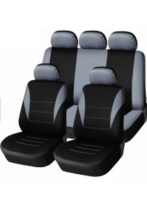 Huse universale pentru scaun, gri + negru, pentru autoturism