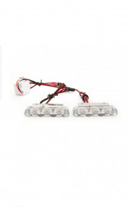 Kit stroboscoape led 12v, lumina portocalie