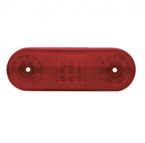 Lampa laterala cu led 12v-24v , lumina rosie, 5+1 GRATIS