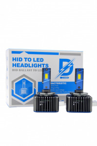 Set 2 leduri d1s canbus pentru conversie xenon-led, 55w,10.000 lm., + LEDURI POZITIE SAU NUMAR GRATIS