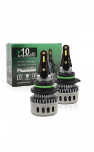 Set 2 leduri F10 H1, 120w - 18000lm alb 6000k, 12v, + LEDURI POZITIE SAU NUMAR GRATIS