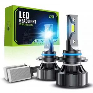 Set 2 leduri h1 EVO super-canbus,120w,12000 lm, 6000k, 12v-24v, rezistente la camion, + LEDURI POZITIE SAU NUMAR GRATIS
