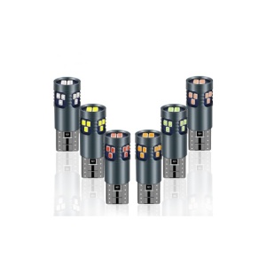 set 2 leduri t10 w5w, 18 led ,canbus, 12v, alb sau galben