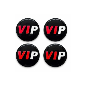 Set 4 Ornamente Negre pentru Capace/Jante