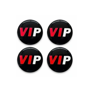 Set 4 Ornamente Negre pentru Capace/Jante