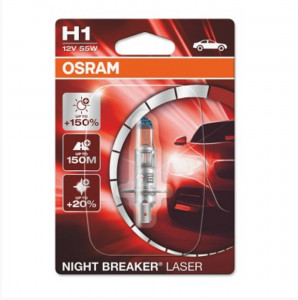 Bec 12V H1 55 W night breaker laser nextgen +150% OSRAM