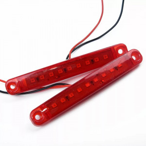 Lampa de gabarit 12v-24v, 9 smd , rosu, 5+1 GRATIS