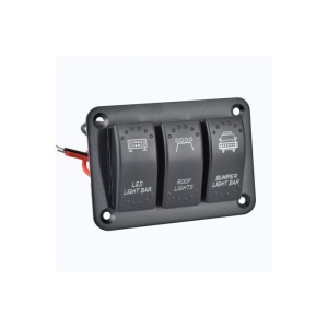 Panou 3 intrerupatoare 12v-24v