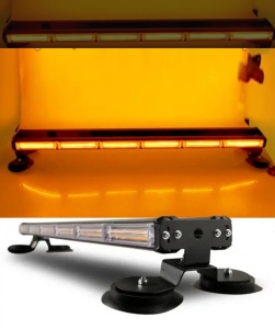 Rampa Led 216w , fata-spate de avertizare 12 module cu prindere magnetica 12-24V