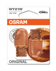 Set 2 becuri 12V WY21W original OSRAM