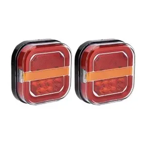 set 2 Lampi cu semnalizare dinamica 3 functii 12V-24V