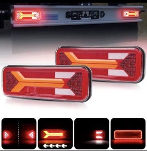set 2 lampi led cu neon si semnalizare dinamica 12v-24v