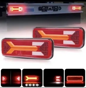 set 2 lampi led cu neon si semnalizare dinamica 12v-24v