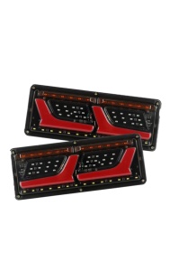 set 2 lampi led cu semnalizare dinamica 12v-24v, 33cm x 13cm