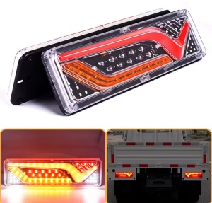 set 2 lampi led cu semnalizare dinamica 12v-24v, 46cm x 13cm